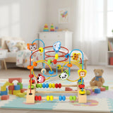 Wooden Bead Maze Set