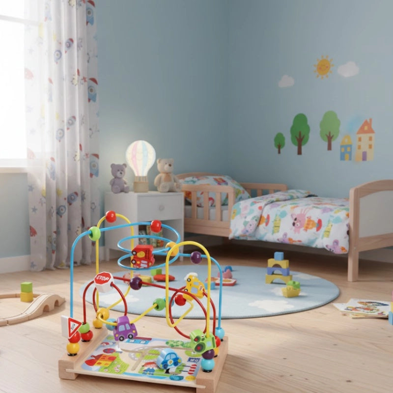 Wooden Bead Maze Set