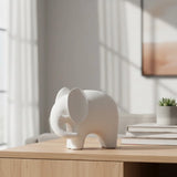 Minimalist Ceramic Elephant Decor