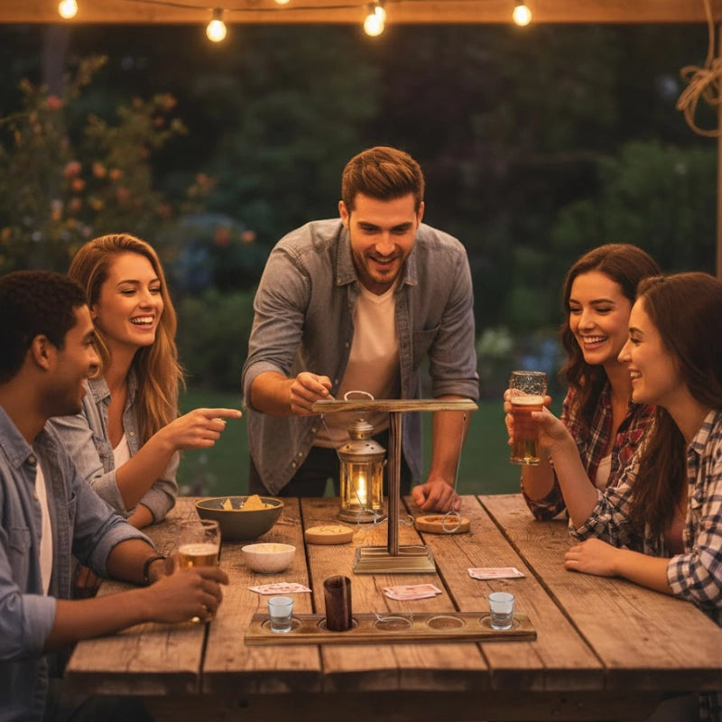Wooden Ring Toss Game