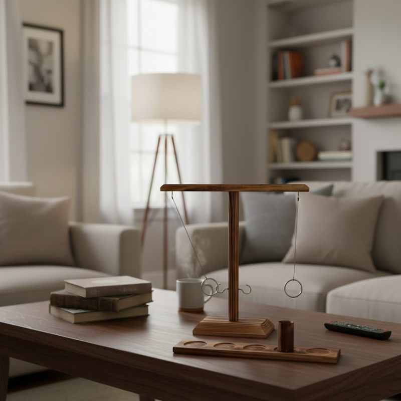 Wooden Ring Toss Game