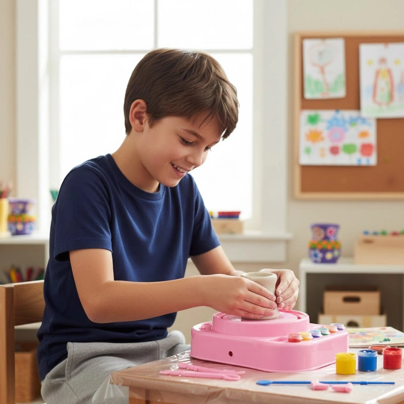 Pink Kids Pottery Studio