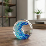 Ocean Wave Crystal Sphere
