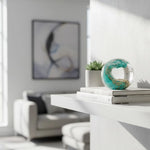 Ocean Wave Crystal Sphere