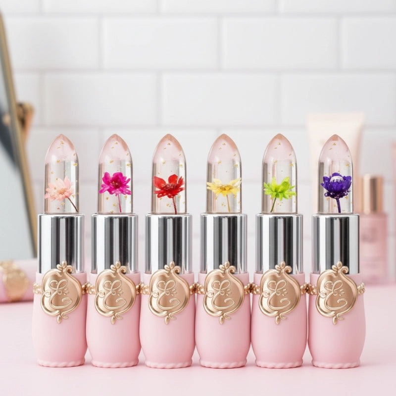Flower Jelly Lipstick Set