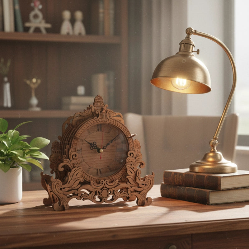 Wooden 3D Puzzle Clock