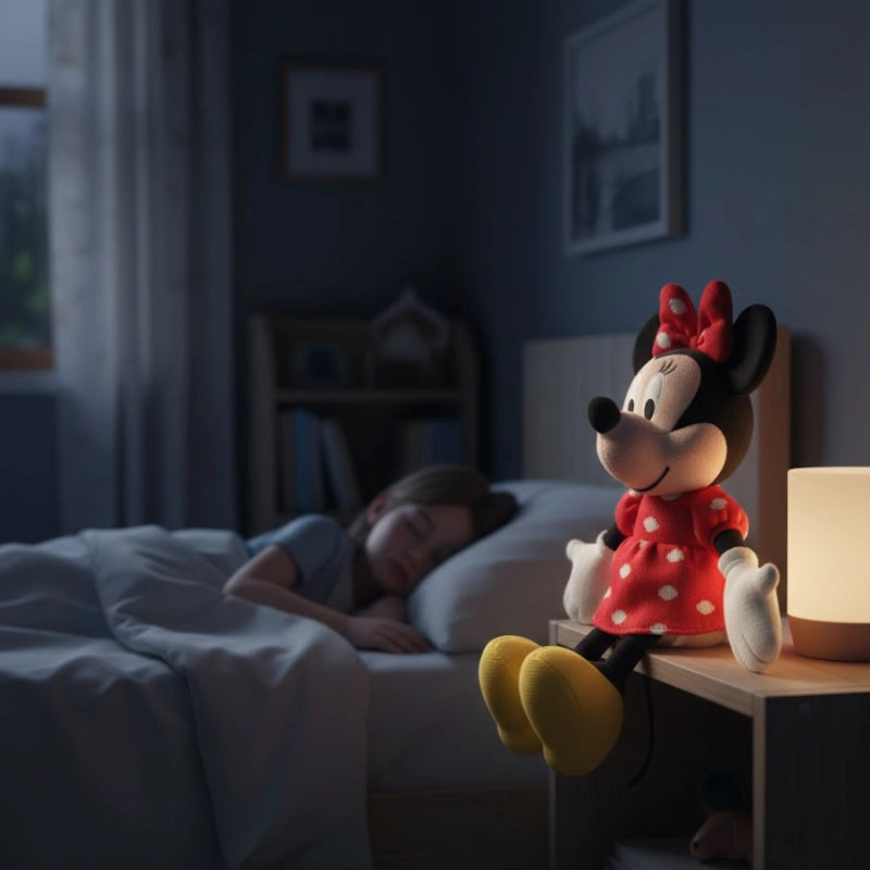 Minnie Mouse Knit Plush Pillow