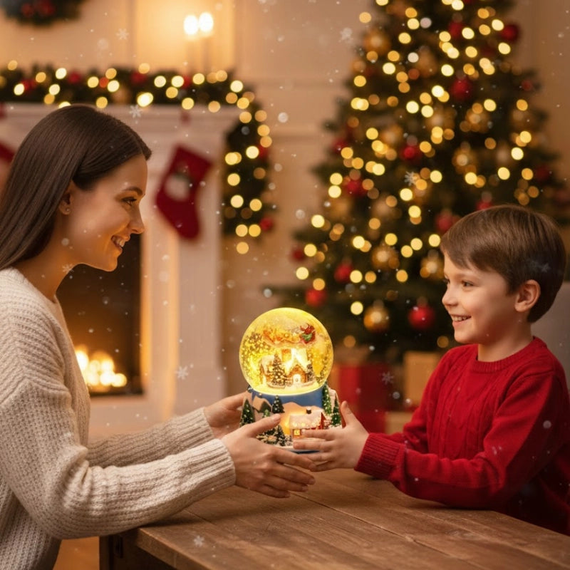 Musical Christmas Snow Globe