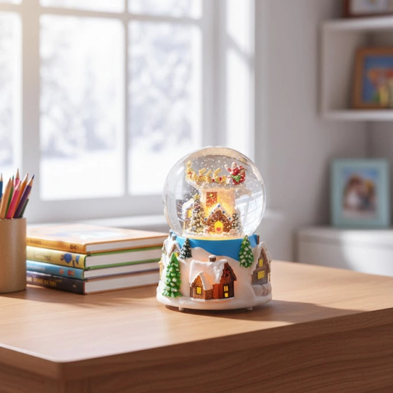 Musical Christmas Snow Globe