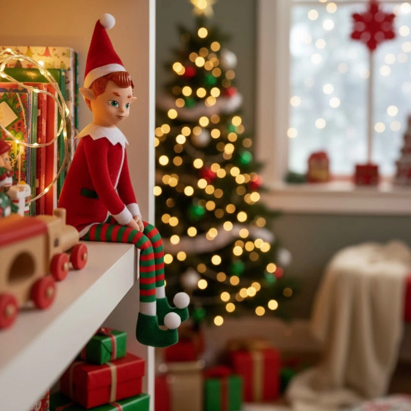 Poseable Christmas Elf Doll