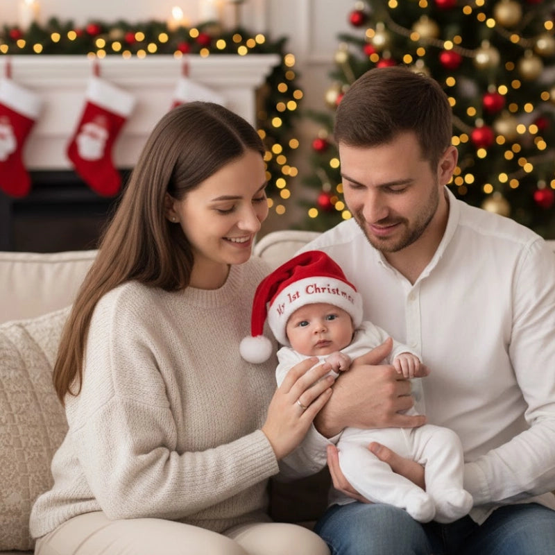 Baby Santa Holiday Hat