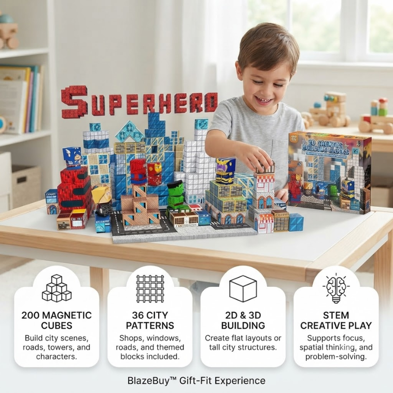 Magnetic City Building Cubes