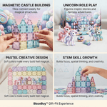Magnetic Unicorn Castle Building Set