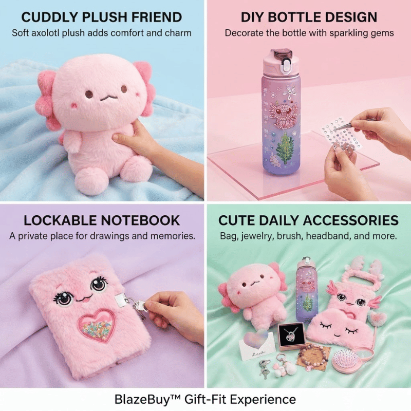 Axolotl Gift Box Set