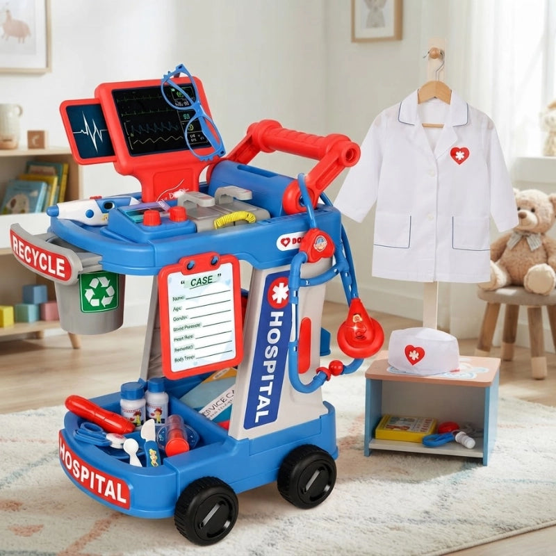 Toddler Doctor Cart Playset
