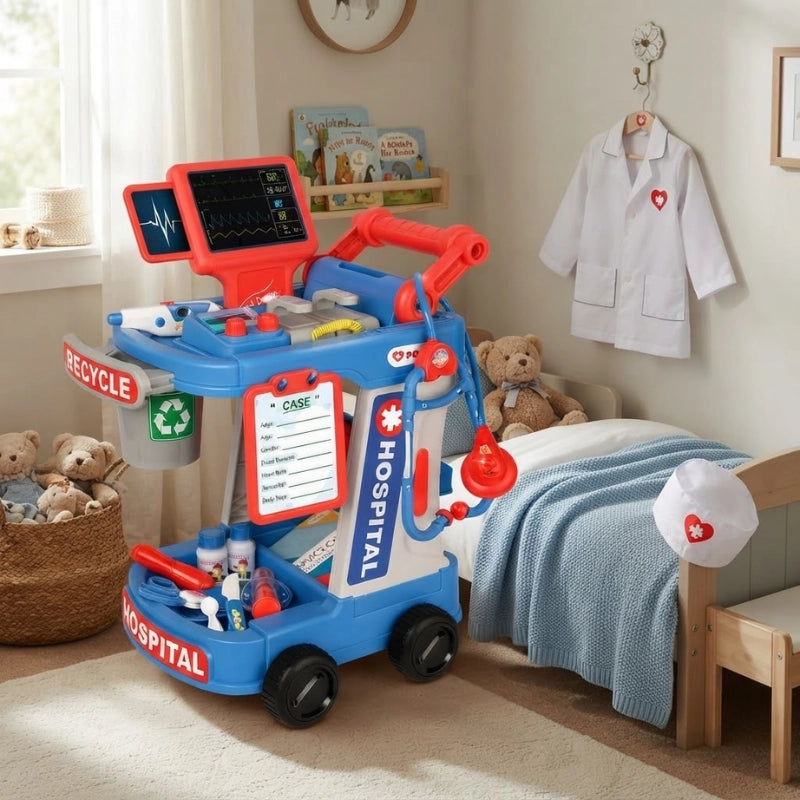 Toddler Doctor Cart Playset