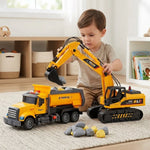 Construction Excavator Dump Truck Set