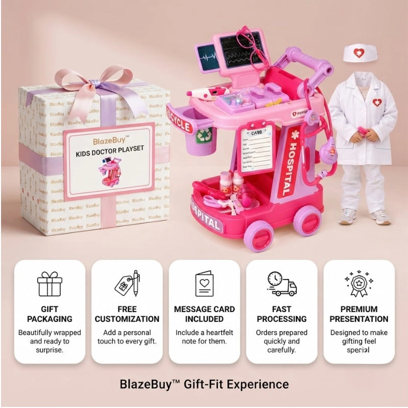Toddler Doctor Cart Playset