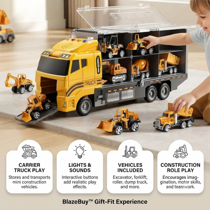 Vehicle Carrier Truck Playset