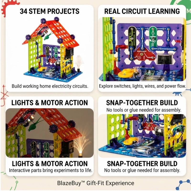 Home Electricity Circuit Building Kit