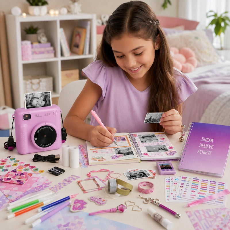 Instant Print Camera Journal Set