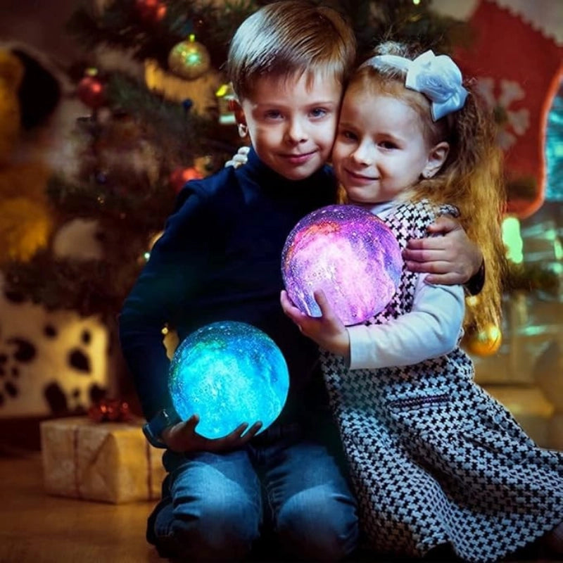 Mind-Glowing Galaxy Moon Lamp