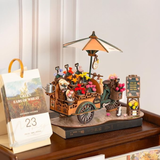 Rolife Flower Cart Puzzle