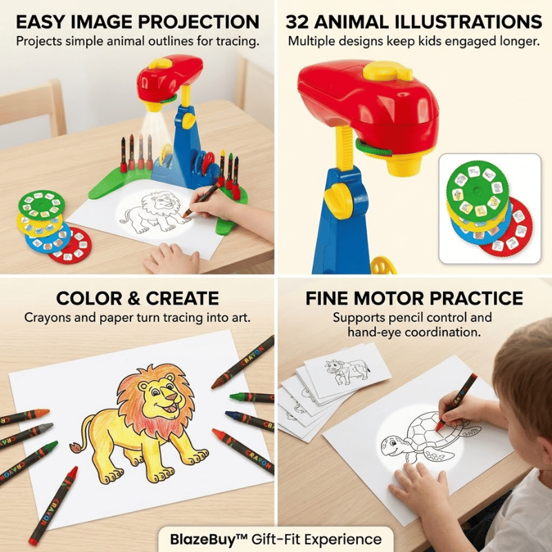 Animal Drawing Projector Kit