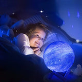 Mind-Glowing Galaxy Moon Lamp