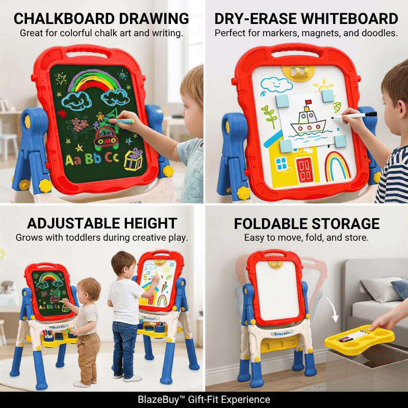 Double-Sided Magnetic Art Easel