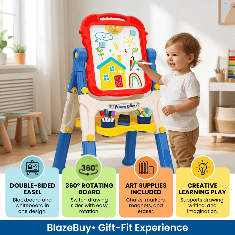 Double-Sided Magnetic Art Easel