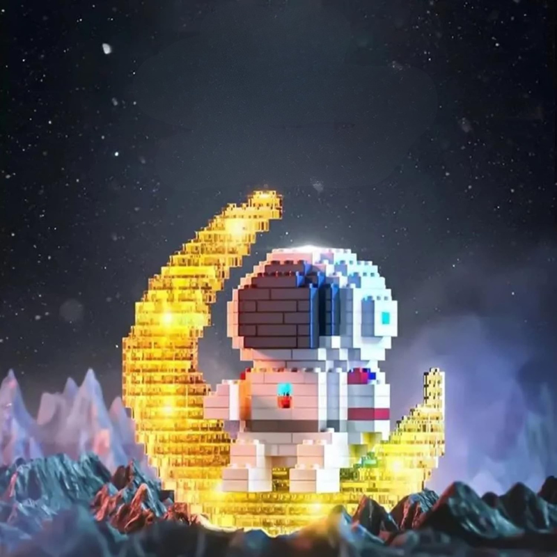 Astronaut Micro Building Block Set