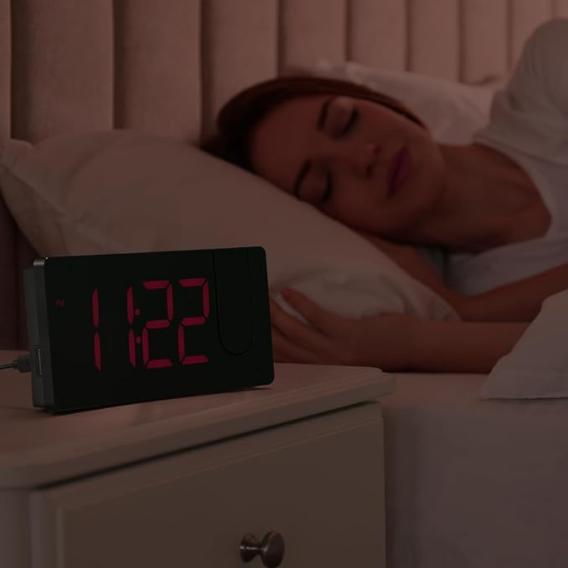 Projection LED Alarm Clock