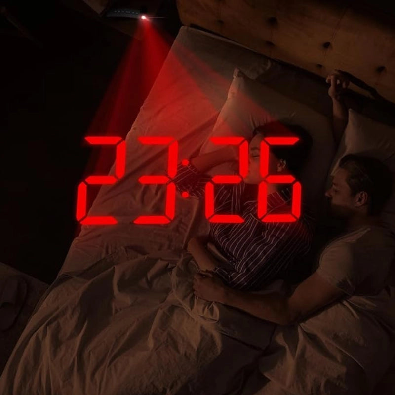 Projection LED Alarm Clock