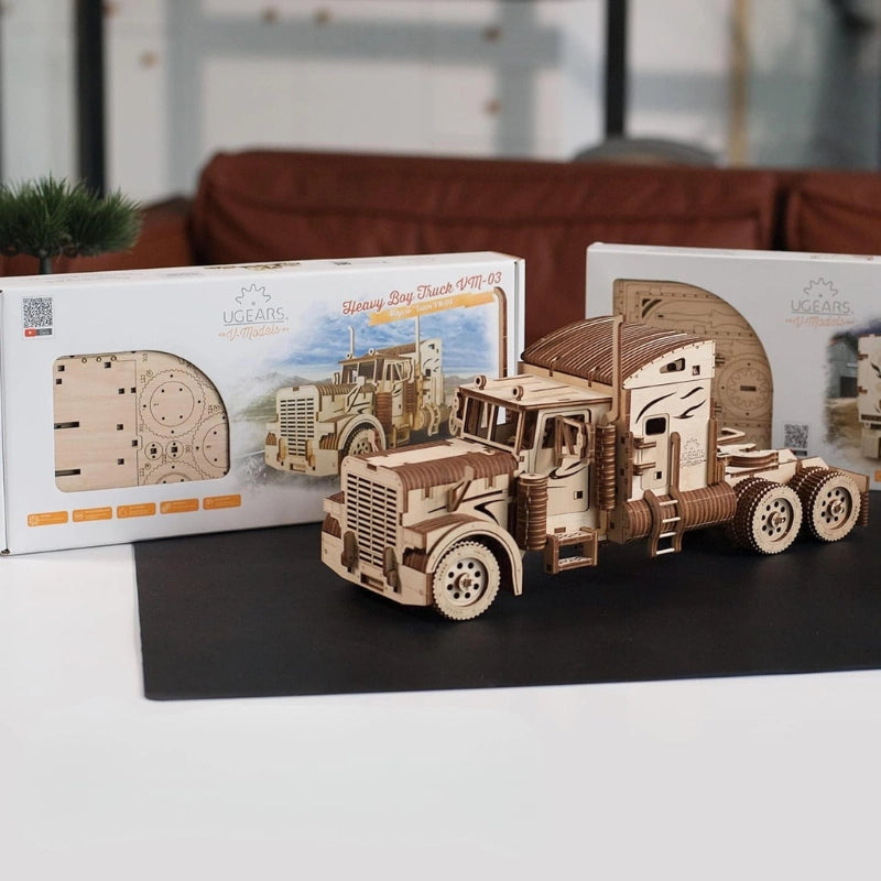 Wooden Heavy Boy Truck Model
