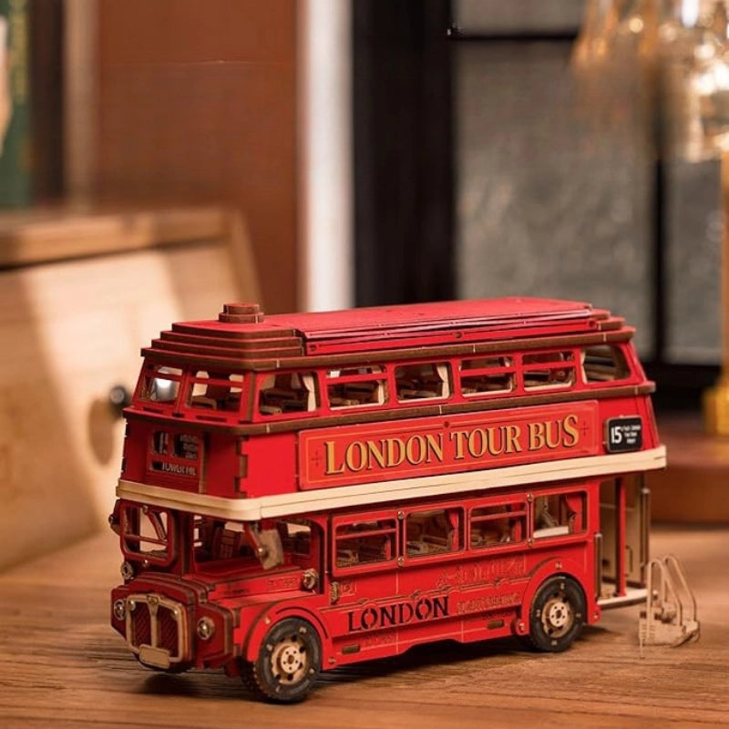 Wooden London Tour Bus