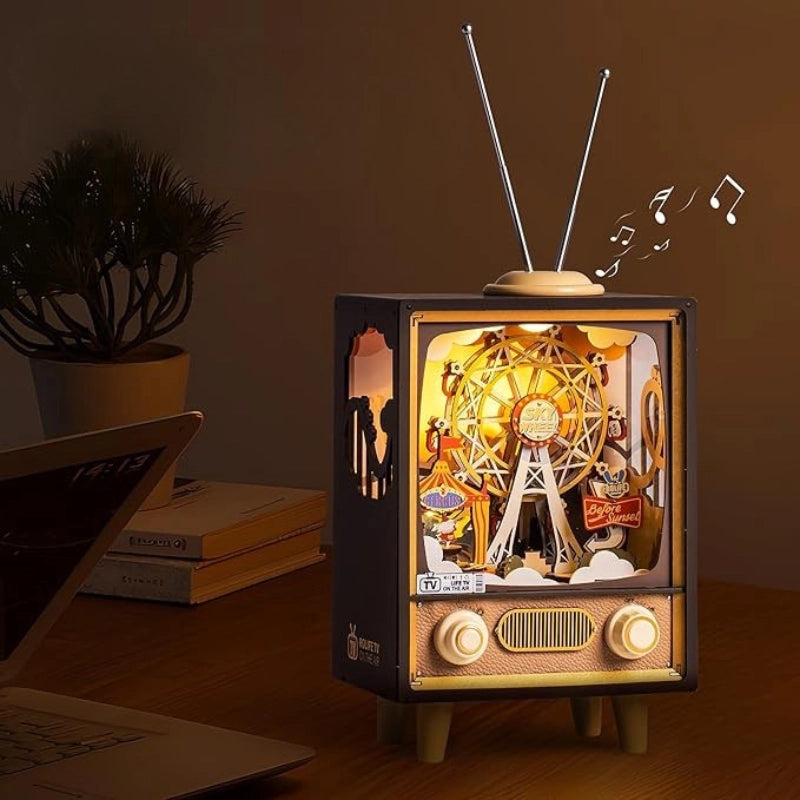 Wooden 3D Music Box Puzzle Set