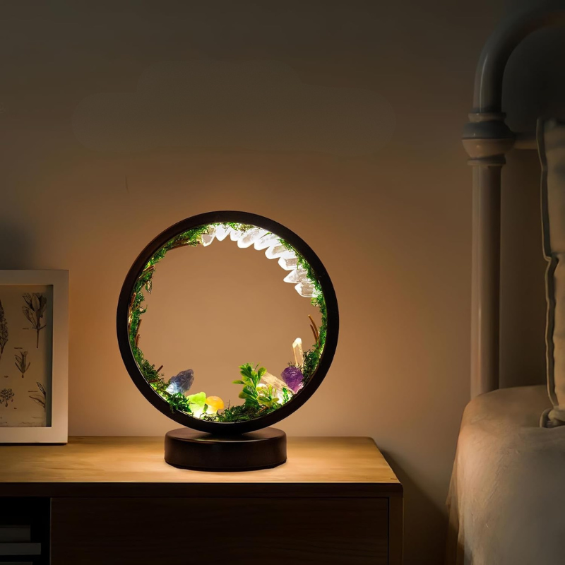 Crystal Healing Night Light Lamp