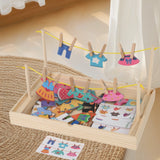 Montessori Clothes Hanging Set