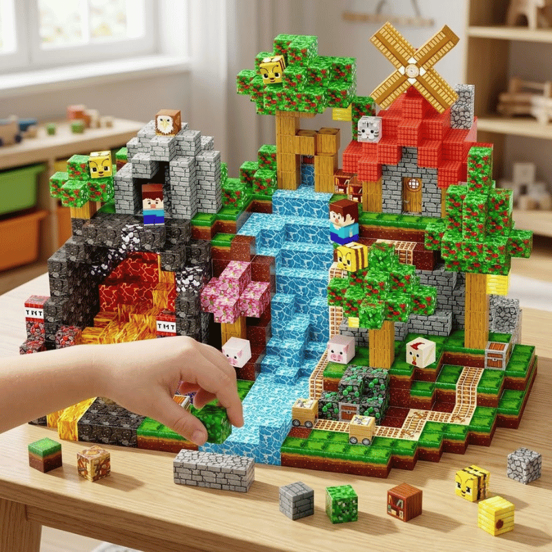 Magnetic Building Blocks Set