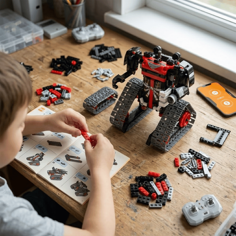 5-in-1 RC Robot Building Kit