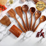Wooden Kitchen Utensils Set