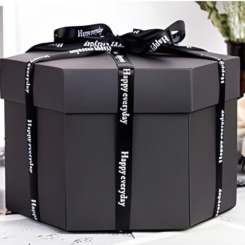 Black Explosion Photo Box