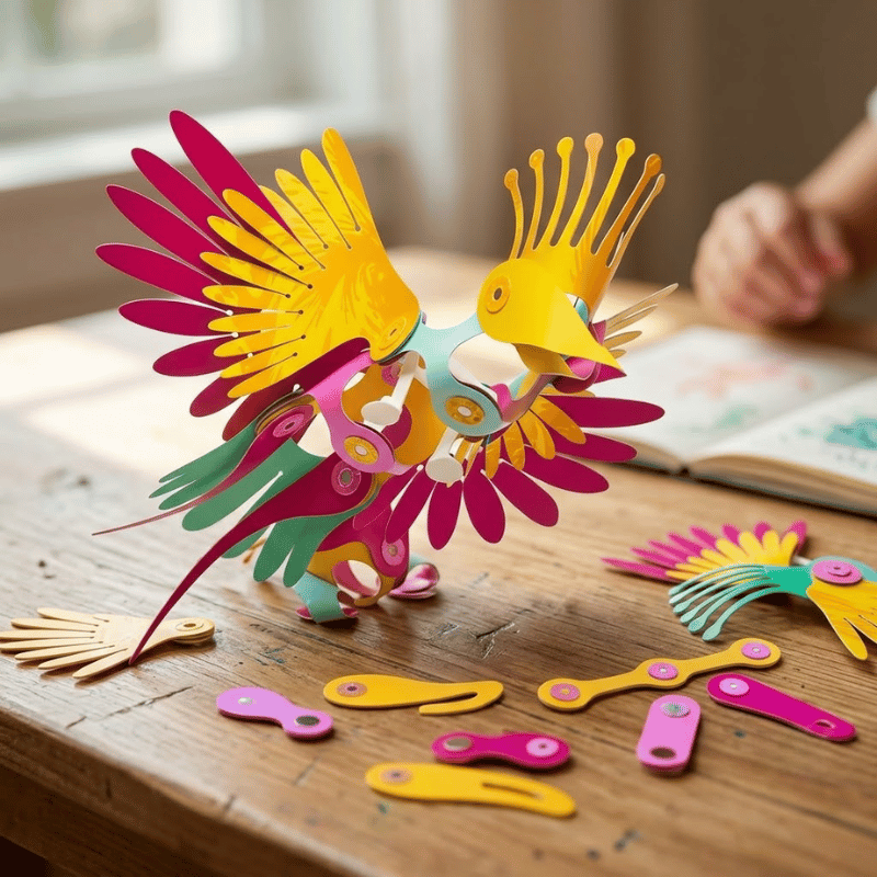 Magnetic Tropical Bird Builder Set