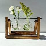Wooden Bulb Vase Collection