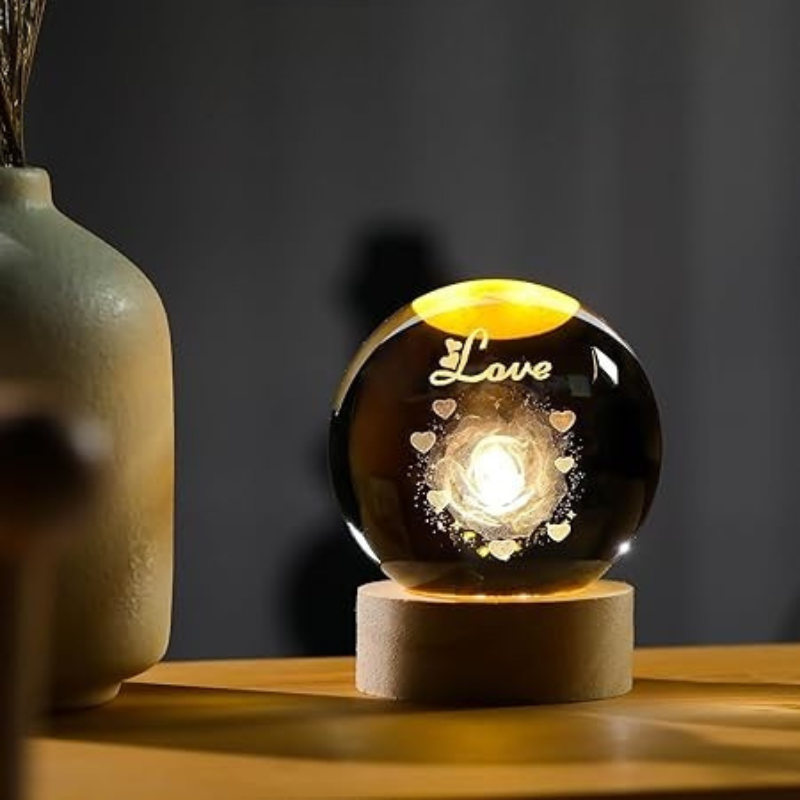 Luminous Nature Crystal Sphere