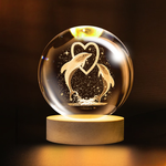 Dolphin Crystal Ball Lamp