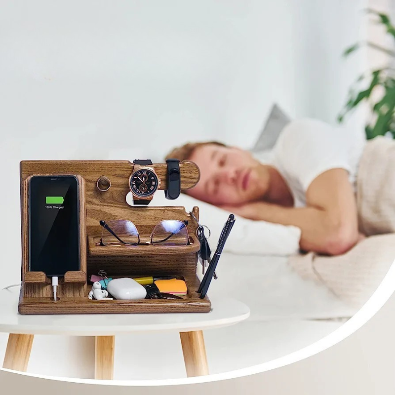 Wood Phone Docking Station