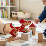 Wooden Puppy Pull Toy