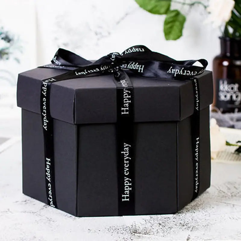 Black Explosion Photo Box